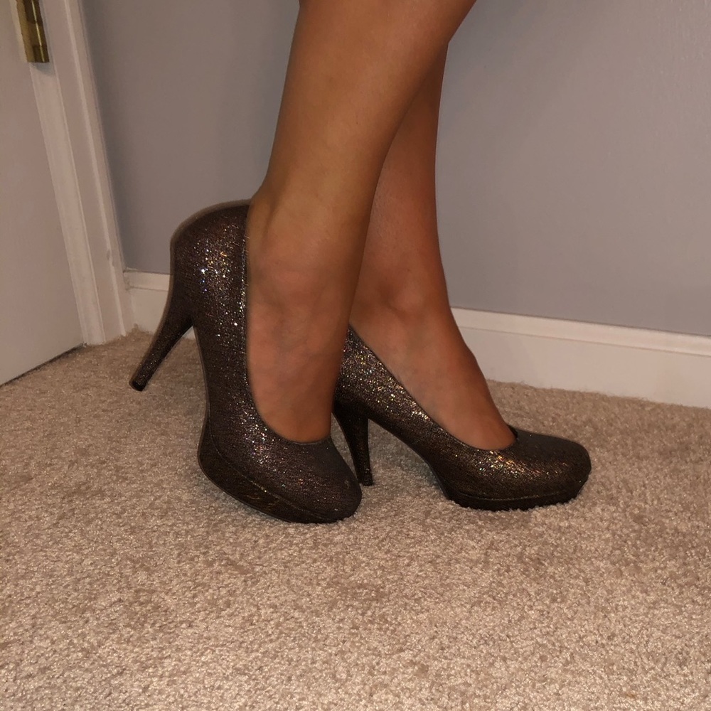 Madden Girl glitter shoes